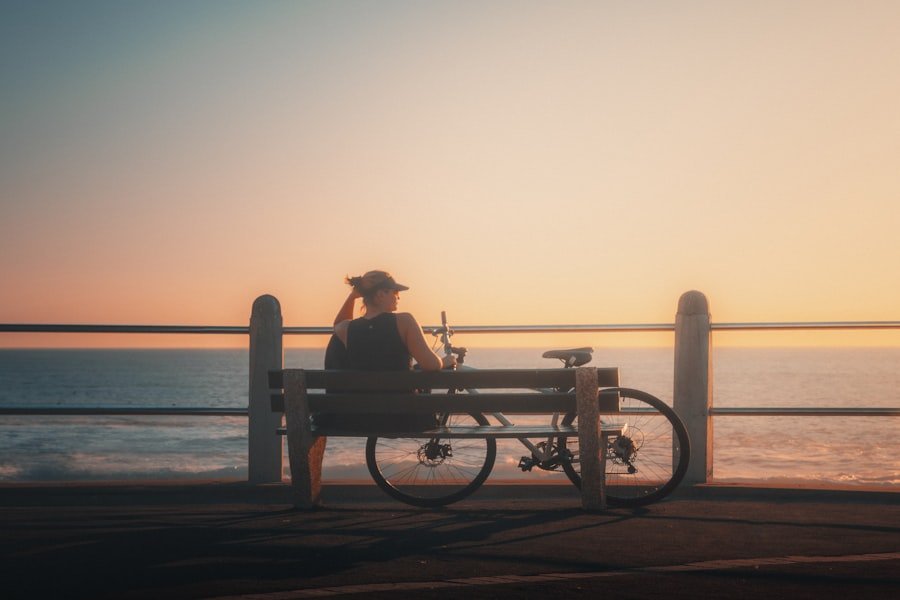 Photo relaxing evening